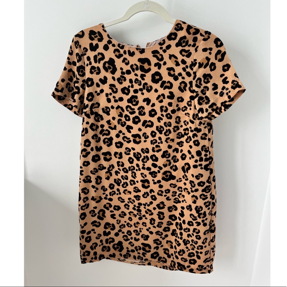 Olivaceous Leopard Print Dress